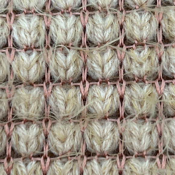 Sage The Label Fuzzy Sweater Peach Blush Beige Tan Size XS Extra Small - Picture 8 of 9